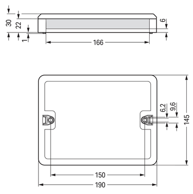 WAGO GmbH & Co. KG Verteilerbox Eingänge,weiß 899-681/147-000