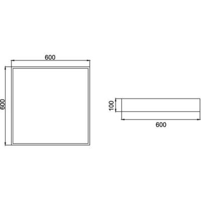 Brumberg Leuchten LED-Anbauleuchte 4000K 13700164