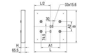 Ridi-Leuchten LED-Anbauleuchte 830 LENSES-AQ04 #0627593