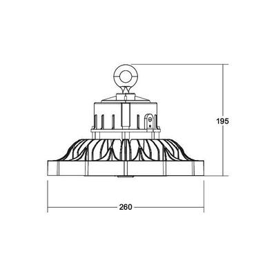 Brumberg Leuchten LED-Hallenstrahler 4000K DALI 78311084