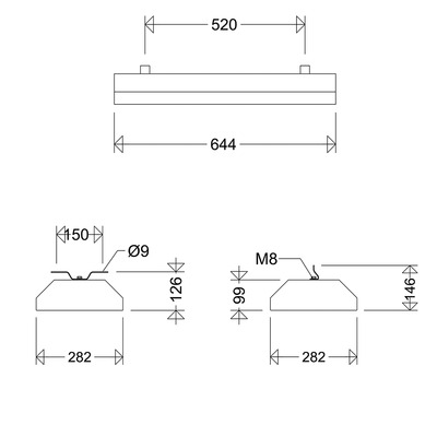 Schuch Licht LED-Stahlblechleuchte 4000K 185 06L60