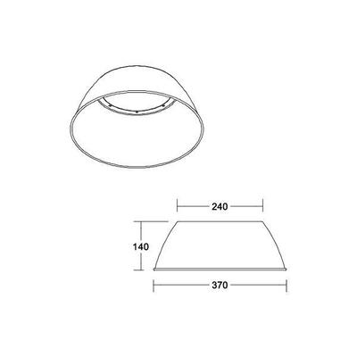 Brumberg Leuchten Leuchtenschirm 90 Grad 81046250