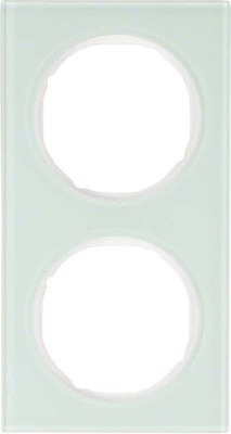 Berker Rahmen Glas/pows 2-fach ch 10122209
