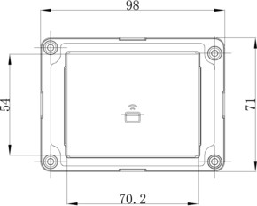 Busch-Jaeger Transpondermodul studioweiß matt 83172-664-101