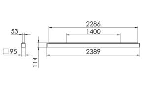 Ridi-Leuchten LED-Anbauleuchte 840 PURELI #SPG0630282BB