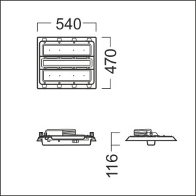 Zumtobel Group LED-Hallenleuchte 840, weiß CR2 M13k- #42188067