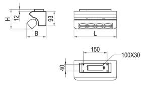 Ridi-Leuchten LED-Strahler 840 REYA-1NDFSW840RA0650