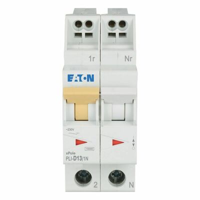 Eaton Leitungsschutzschalter D 13A, 1p+N Steckkl. PLI-D13/1N