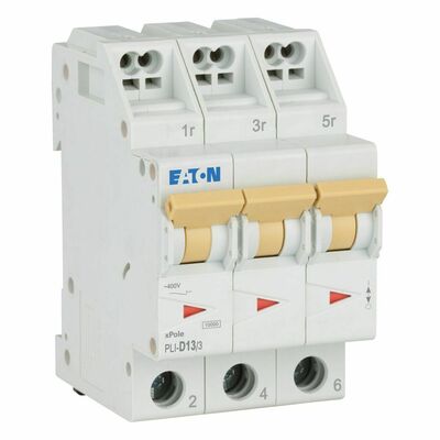 Eaton Leitungsschutzschalter D 13A, 3p Steckkl. PLI-D13/3