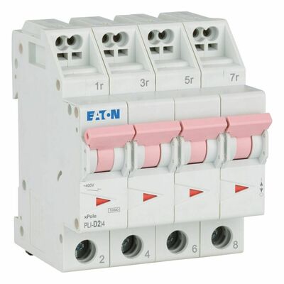 Eaton Leitungsschutzschalter D 2A, 4p Steckkl. PLI-D2/4