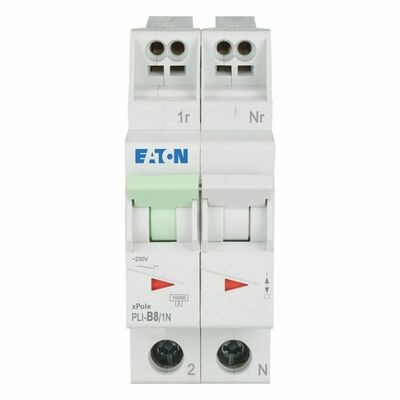 Eaton Leitungsschutzschalter B 8A, 1p+N Steckkl. PLI-B8/1N