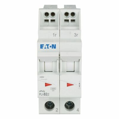 Eaton Leitungsschutzschalter B 2A, 2p Steckkl. PLI-B2/2
