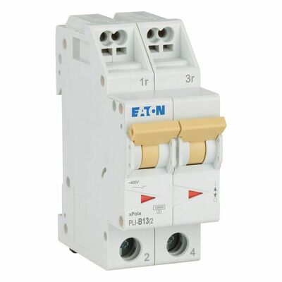 Eaton Leitungsschutzschalter B 13A, 2p Steckkl. PLI-B13/2