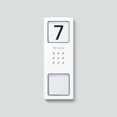 Siedle&Söhne Gehäuse-Oberteil Signalweiß CA 812-1/CA 850-1 W