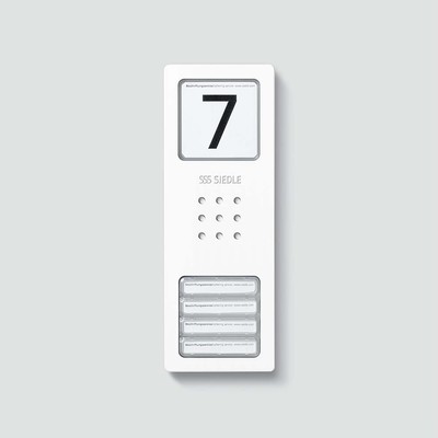 Siedle&Söhne Gehäuse-Oberteil Signalweiß CA 812-4/CA 850-4 W