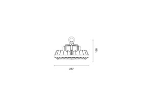 Lichtline LED-Hallenstrahler 5000K 435012140046