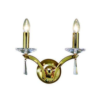 Brumberg Leuchten Wandleuchte Stella 2Lp. E14/40W, gold 00800592