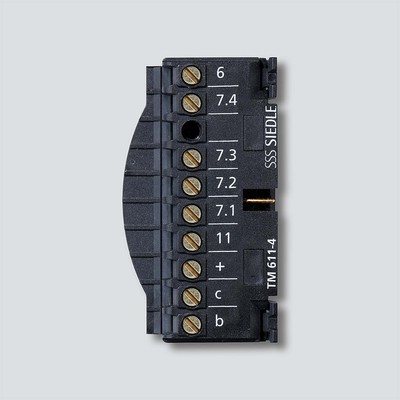 Siedle&Söhne Klemmblock Schwarz TM 611-4