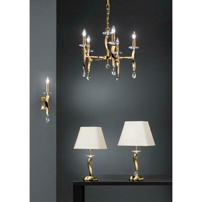 Brumberg Leuchten Wandleuchte Girata 1Lp. E14/40W, gold 00809041