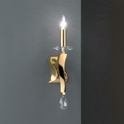 Brumberg Leuchten Wandleuchte Girata 1Lp. E14/40W, gold 00809041