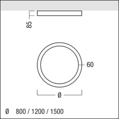 Zumtobel Group LED-Rundleuchte 940, schwarz SLOIN R D #42187695