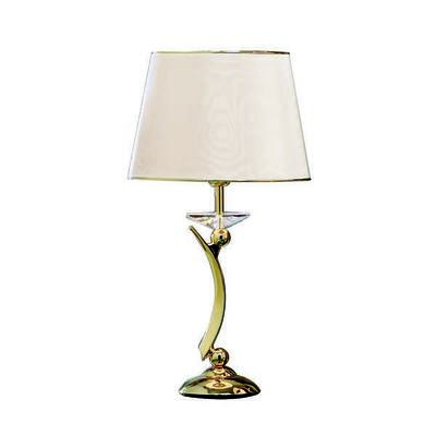 Brumberg Leuchten Tischleuchte Stella 1Lp., E27/60W, gold 00820593