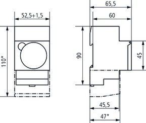Theben Quarzschaltuhr 2W, Tag SUL 188g