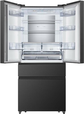 Hisense Gorenje MDA Kühl/Gefrierkombi SbS Black Steel-Look RF 540 N4SBF2
