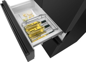 Hisense Gorenje MDA Kühl/Gefrierkombi SbS Black Steel-Look RF 540 N4SBF2