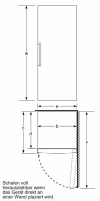 Bosch MDA Gefriergerät Serie6 GSN58AWDP