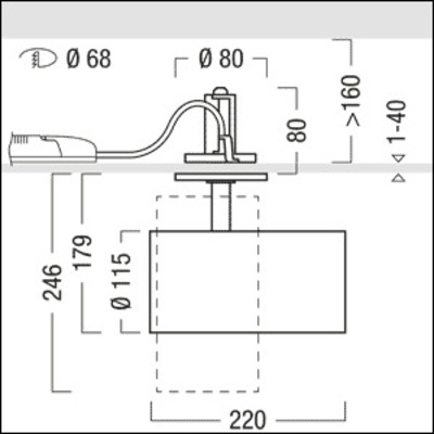 Zumtobel Group LED-Halbeinbaustrahler 930, weiß V2-SR L 41 #60716696