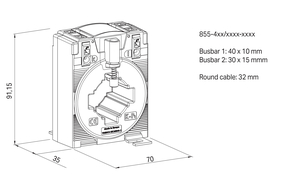 WAGO GmbH & Co. KG Aufsteck-Stromwandler 855-405/200-209