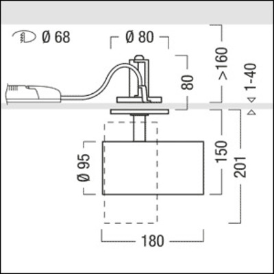 Zumtobel Group LED-Halbeinbaustrahler 930, weiß V2-SR M 36 #60716693
