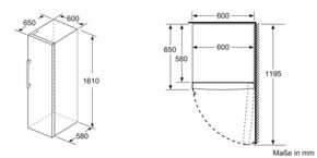 Bosch MDA Gefriergerät Express Serie4 GSN29UWEW