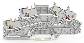 WAGO GmbH & Co. KG Installationsetagenklemme 2,5 mm² mit Drücker 2203-6649
