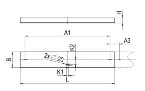 Ridi-Leuchten LED-Anbauleuchte 840 SHL2-A #0627790//420