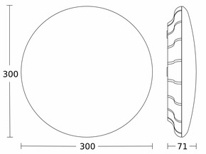 Steinel Sensor-LED-Innenleuchte 300 x 71 mm RS PRO S20 SC 3000K