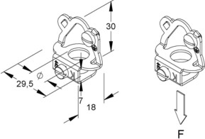 HKL Leuchtenaufhänger 446E