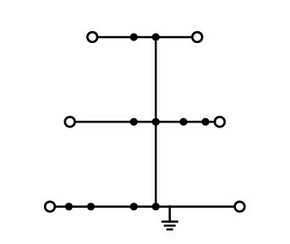 WAGO GmbH & Co. KG Dreistockklemme 2,5 qmm, grün-gelb 2202-3237
