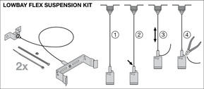 Ledvance Aufhängung LBFLEX SUSPENSIONKIT