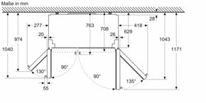 Constructa-Neff Kühl/Gefrierkombi SbS 533l KA3923IE0