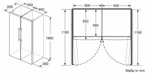 Bosch MDA Gefriergerät Serie4 GSN36VLEP