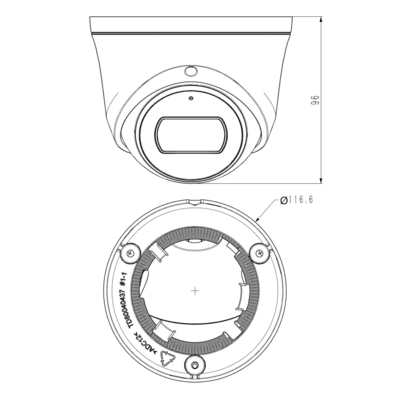 Grothe IP Dome-Kamera 5MPX NEIUS VK 1099/560