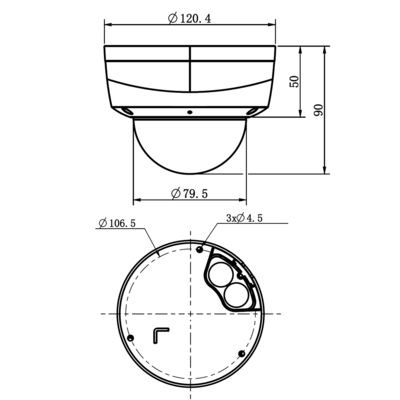 Grothe IP Dome-Kamera 5MPX NEIUS VK 1099/561