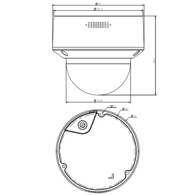 Grothe IP Dome-Kamera 5MPX NEIUS VK 1099/563