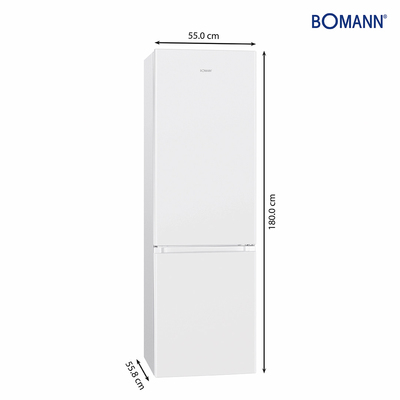 Bomann DA Kühl/Gefrierkombi 180cm,264L KG 184.1 weiß