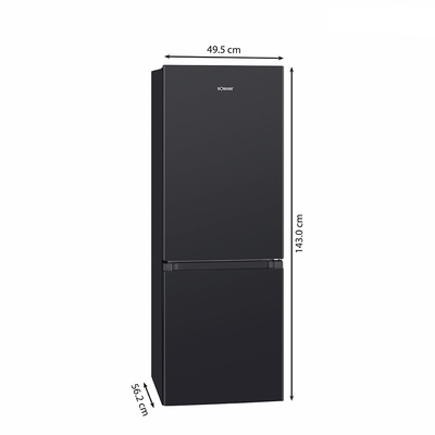 Bomann DA Kühl/Gefrierkombi 143cm,165L KG 322.1 sw