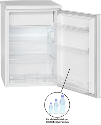 Bomann DA Kühlgerät m.GF 56cm,119L KS 2184.1 weiß