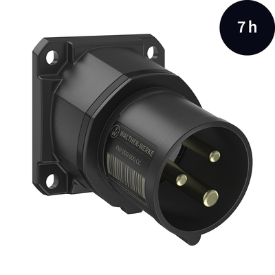 Walther Werke CEE NEO Anbaugerätestecker schräg 16A 3P 7h FW712307SK