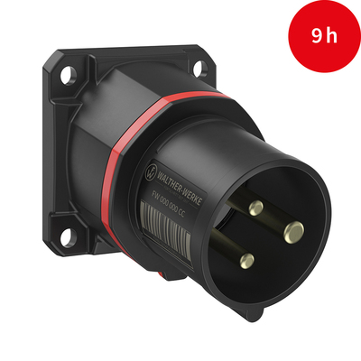 Walther Werke CEE NEO Anbaugerätestecker schräg 16A 3P 9h FW712309SK